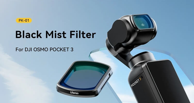  Ulanzi PK-01 Black Mist -suodatin DJI Osmo Pocket 3:lle