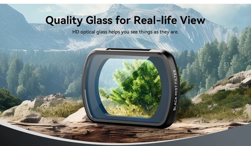  Ulanzi PK-01 Black Mist -suodatin DJI Osmo Pocket 3:lle