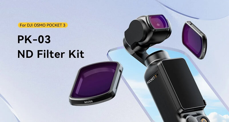  Ulanzi PK-03 magneettinen ND-suodatinpaketti DJI Osmo Pocket 3:lle Kamda – nopea toimitus ja turvallinen verkkokauppa