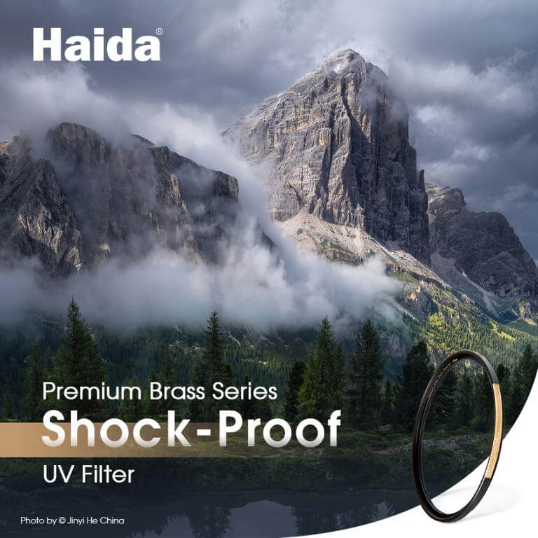  Haida Premium Brass Shock-Proof UV-suodatin – kirkas kuva ja vahva linssisuoja
